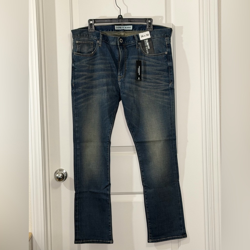 Express Men's Indigo Slim Jeans